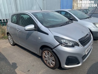 Location: Belvedere - 2015 PEUGEOT 108 ACTIVE 5 Door Hatchback REG: HK64OXN, Keys: No, MOT Expiry date: 17/04/2025, 998 Petrol, 5 Speed Manual Petrol, Former Keepers: 8