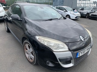 Location: Belvedere - 2009 RENAULT MEGANE DYNAMIQUE VVT Coupe REG: EY59YMH, Keys: No, MOT Expiry date: 17/12/2024, 1598 Petrol, 6 Speed Manual Petrol, Former Keepers: 4