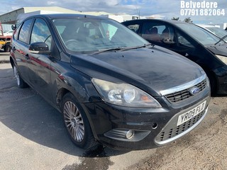 Location: Belvedere - 2009 FORD FOCUS TITANIUM 100 5 Door Hatchback REG: YR09FLD, Keys: No, MOT Expiry date: 19/07/2025, 1596 Petrol, 5 Speed Manual Petrol, Former Keepers: 11