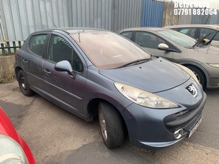 Location: Belvedere - 2008 PEUGEOT 207 SPORT 5 Door Hatchback REG: TEZ3907, Keys: No, MOT Expiry date: 22/01/2026, 1397 Petrol, 5 Speed Manual Petrol, Former Keepers: 5