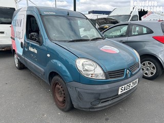 Location: Belvedere - 2009 RENAULT KANGOO AUTHENTIQUE MPV REG: SA09ZKN, Keys: No, MOT Expiry date: 28/04/2025, 1149 Petrol, 5 Speed Manual Petrol, Former Keepers: 4
