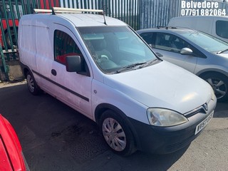 Location: Belvedere - 2007 VAUXHALL COMBO 2000 CDTI Car Derived Van REG: WV57UCB, Keys: No, MOT Expiry date: 25.09.2025, 1248 Diesel, 5 Speed Manual Diesel, Former Keepers: 4