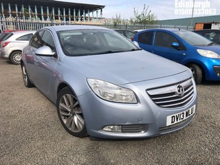 Location: Edinburgh - 2013 VAUXHALL INSIGNIA SRI NAV CDTI 5 Door Hatchback REG: DV13WLU, Keys: No, MOT Expiry date: 03/04/2025, 1956 Diesel, 6 Speed Manual Diesel, Former Keepers: 9