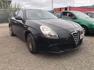 Location: Edinburgh - 2012 ALFA ROMEO GIULIETTA TURISMO JTDM-2 5 Door Hatchback REG: MJ61ZBU, Keys: No, MOT Expiry date: 07/12/2025, 1598 Diesel, 6 Speed Manual Diesel, Former Keepers: 7