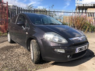 Location: Edinburgh - 2011 FIAT PUNTO EVO MYLIFE 3 Door Hatchback REG: SM61CWE, Keys: No, MOT Expiry date: 04/09/2025, 1242 Petrol, 5 Speed Manual Petrol, Former Keepers: 5