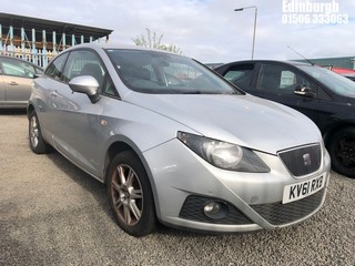 Location: Edinburgh - 2011 SEAT IBIZA S COPA CR TDI ECOMO 3 Door Hatchback REG: KV61RXB, Keys: No, MOT Expiry date: 03/03/2025, 1199 Diesel, 5 Speed Manual Diesel, Former Keepers: 4