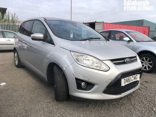 Location: Edinburgh - 2011 FORD GRAND C-MAX TITANIUM TDCI MPV REG: DN61CVG, Keys: No, MOT Expiry date: 15/09/2025, 1560 Diesel, 6 Speed Manual Diesel, Former Keepers: 2