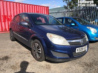 Location: Edinburgh - 2008 VAUXHALL ASTRA LIFE A/C A 5 Door Hatchback REG: KS08KZX, Keys: No, MOT Expiry date: 17/09/2025, 1796 Petrol, 4 Speed Auto Petrol, Former Keepers: 4