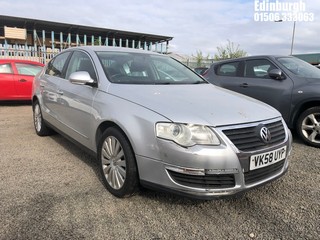 Location: Edinburgh - 2008 VOLKSWAGEN PASSAT HIGHLINE TDI 4 Door Saloon REG: VK58UYP, Keys: No, MOT Expiry date: 22/02/2026, 1968 Diesel, 6 Speed Manual Diesel, Former Keepers: 6