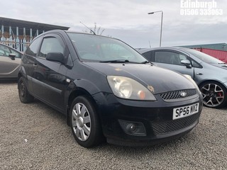 Location: Edinburgh - 2006 FORD FIESTA ZETEC CLIMATE 3 Door Hatchback REG: SP56NVZ, Keys: No, MOT Expiry date: 17/10/2025, 1388 Petrol, 5 Speed Manual Petrol, Former Keepers: 5