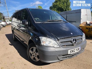 Location: Mitcham - 2012 MERCEDES-BENZ VITO 113 CDI TRAVELINER MPV REG: KN12YUW, Keys: No, MOT Expiry date: 05/03/2025, 2143 Diesel, 6 Speed Auto Diesel, Former Keepers: 3