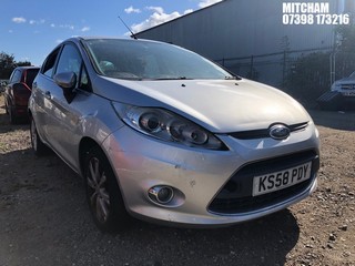 Location: Mitcham - 2009 FORD FIESTA ZETEC 96 5 Door Hatchback REG: KS58PDY, Keys: No, MOT Expiry date: 14/10/2025, 1388 Petrol, 5 Speed Manual Petrol, Former Keepers: 10