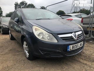 Location: Mitcham - 2008 VAUXHALL CORSA BREEZE 5 Door Hatchback REG: LB08LWG, Keys: No, MOT Expiry date: 14/02/2025, 1229 Petrol, 5 Speed Manual Petrol, Former Keepers: 13