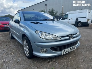 Location: Mitcham - 2003 PEUGEOT  2 Door Saloon REG: FJ03DSV, Keys: No, MOT Expiry date: 07/02/2026, 1997 Petrol, , Former Keepers: 6
