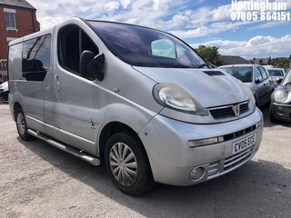 Location: Nottingham - 2005 VAUXHALL VIVARO 2700 SPORT DTI SWB Panel Van REG: CV05ECE, Keys: No, MOT Expiry date: 12/05/2024, 1870 Diesel, 6 Speed Manual Diesel, Former Keepers: 10
