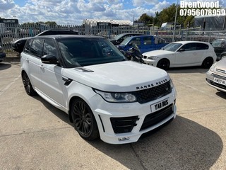 Location: Brentwood - 2014 LAND ROVER RROVERSPORT ABIOG DYN V8 Estate REG: YA11BUS, Keys: No, MOT Expiry date: 11/04/2025, 4999 Petrol, 8 Speed Auto Petrol, Former Keepers: 2