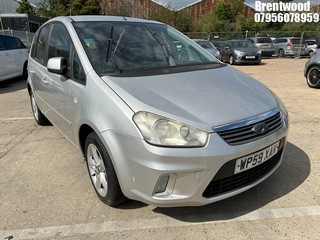 Location: Brentwood - 2009 FORD C-MAX ZETEC MPV REG: WP59XAK, Keys: No, MOT Expiry date: 17/09/2025, 1596 Petrol, 5 Speed Manual Petrol, Former Keepers: 5