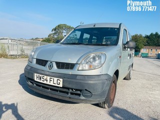 Location: Plymouth - 2004 RENAULT KANGOO AUTHENTIQUE 16V A MPV REG: HW54FLG, Keys: No, MOT Expiry date: 13/02/2025, 1598 Petrol, 4 Speed Auto Petrol, Former Keepers: 9