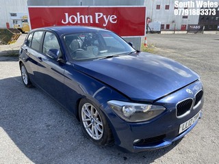 Location: South Wales - 2012 BMW 118D SE 5 DOOR HATCHBACK REG: LL12ZWM, 1995CC DIESEL, 6 SPEED MANUAL DIESEL, Former Keepers: 2, Keys: Yes, MOT Expiry date: 23/11/2024
