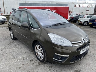 Location: South Wales - 2012 CITROEN C4 GRD PICASSO PLAT-M EHD MPV REG: YY12OMA, 1560cc Diesel, 6 Speed Semi Auto Diesel, Former Keepers: 3, Keys: Yes, MOT Expiry date: 07/11/2025