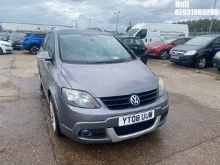 Location: Hull - 2008 VOLKSWAGEN GOLF PLUS DUNE TDI 5 Door Hatchback REG: YT08UUW, Keys: No, MOT Expiry date: 30/10/2025, 1896 Diesel, 5 Speed Manual Diesel, Former Keepers: 6