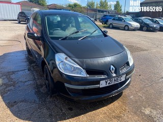 Location: Hull - 2007 RENAULT CLIO EXPRESSION 3 Door Hatchback REG: Y21HEC, Keys: No, MOT Expiry date: 12/12/2024, 1149 Petrol, 5 Speed Manual Petrol, Former Keepers: 3