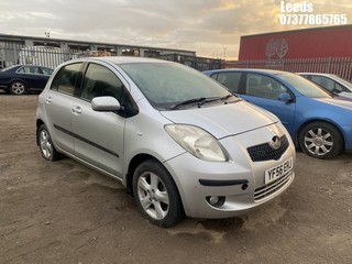 Location: Leeds - 2006 TOYOTA YARIS T SPIRIT 5 Door Hatchback REG: YF56EHJ, Keys: No, MOT Expiry date: 26-09-2025, 1296 Petrol, 5 Speed Manual Petrol, Former Keepers: 9