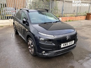 Location: Hayes - 2016 CITROEN C4 CACTUS PURETECH FLAIR 5 Door Hatchback REG: KW16SXO, Keys: No, MOT Expiry date: 29/04/2025, 1200 Petrol, 5 Speed Manual Petrol, Former Keepers: 4