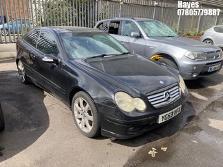 Location: Hayes - 2003 MERCEDES C320 SE AUTO Coupe REG: YG53YFX, Keys: No, MOT Expiry date: 27/02/2025, 3199 Petrol, 5 Speed Auto Petrol, Former Keepers: 8