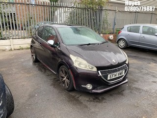 Location: Hayes - 2014 PEUGEOT 208 XY E-HDI 3 Door Hatchback REG: EF14VMR, Keys: No, MOT Expiry date: 24/06/2025, 1560 Diesel, 5 Speed Manual Diesel, Former Keepers: 3