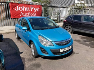 Location: Hayes - 2012 VAUXHALL CORSA S CDTI ECOFLEX S/S 3 Door Hatchback REG: YD12EHE, Keys: No, MOT Expiry date: 13/01/2026, 1248 Diesel, 5 Speed Manual Diesel, Former Keepers: 5