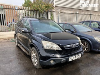 Location: Hayes - 2007 HONDA CR-V EX I-CTDI 5 Door Hatchback REG: SL07VCC, Keys: No, MOT Expiry date: 18/02/2025, 2204 Diesel, 6 Speed Manual Diesel, Former Keepers: 3
