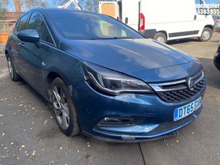 Location: Manchester - 2016 VAUXHALL ASTRA SRI CDTI S/S 5 DOOR HATCHBACK REG: DT65GXW., 1598CC DIESEL, 6 SPEED MANUAL DIESEL, Former Keepers: 7, Keys: Yes, MOT Expiry date: 06/03/2026