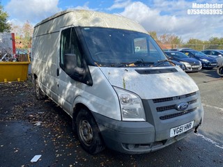 Location: Manchester - 2011 FORD TRANSIT 85 T280M FWD Panel Van REG: YG61HNR, 2198 Diesel, 5 Speed Manual Diesel, Former Keepers: 2, Keys: No, MOT Expiry date: 27/10/2022