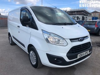 Location: Nottingham - 2014 FORD TRANSIT CUSTOM 310 TREND PANEL VAN REG: YD64UPG, 2198cc DIESEL, 6 SPEED MANUAL DIESEL, Former Keepers: 1, Keys: Yes, MOT Expiry date: 10/09/2026