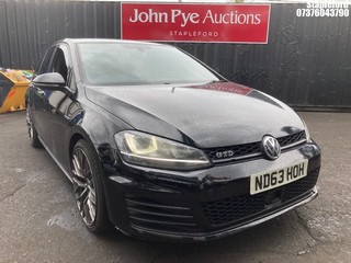 Location: Stapleford - 2013 VOLKSWAGEN GOLF GTD 5 Door Hatchback REG: ND63HOH, Keys: Yes, MOT Expiry date: 06/01/2026, 1968 Diesel, 6 Speed Manual Diesel, Former Keepers: 6