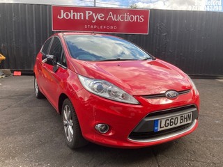 Location: Stapleford - 2010 FORD FIESTA ZETEC 5 Door Hatchback REG: LG60BHN, Keys: Yes, MOT Expiry date: 21/11/2024, 1388 Petrol, 5 Speed Manual Petrol, Former Keepers: 5