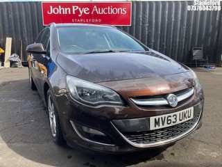 Location: Stapleford - 2013 VAUXHALL ASTRA SRI AUTO Estate REG: MV63UKU, Keys: Yes, MOT Expiry date: 14/07/2026, 1598 Petrol, 6 Speed Auto Petrol, Former Keepers: 2