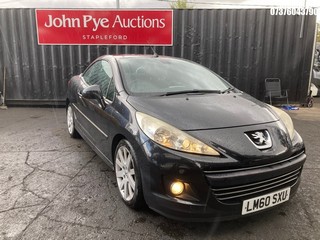 Location: Stapleford - 2010 PEUGEOT 207 GT CC HDI Convertible REG: LM60SXU, Keys: Yes, MOT Expiry date: 30/10/2025, 1560 Diesel, 6 Speed Manual Diesel, Former Keepers: 5