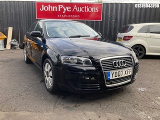 Location: Stapleford - 2007 AUDI A3 SPECIAL EDITION TDI 5 Door Hatchback REG: YD07XFF, Keys: Yes, MOT Expiry date: 07/07/2026, 1896 Diesel, 5 Speed Manual Diesel, Former Keepers: 4
