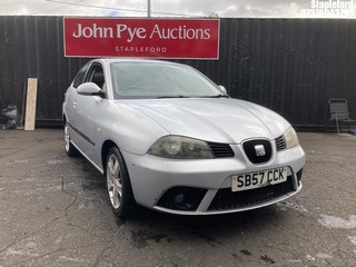 Location: Stapleford - 2007 SEAT IBIZA SPORT 3 Door Hatchback REG: SB57CCK, Keys: Yes, MOT Expiry date: 08/07/2025, 1390 Petrol, 5 Speed Manual Petrol, Former Keepers: 4