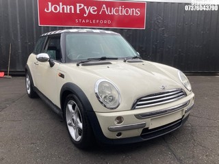 Location: Stapleford - 2004 MINI ONE D 3 Door Hatchback REG: GP54BJK, Keys: Yes, MOT Expiry date: 27/09/2025, 1364 Diesel, 6 Speed Manual Diesel, Former Keepers: 9