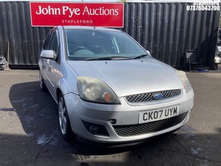 Location: Stapleford - 2007 FORD FIESTA ZETEC CLIMATE 5 Door Hatchback REG: CK07UYM, Keys: Yes, MOT Expiry date: 14/11/2025, 1388 Petrol, 5 Speed Manual Petrol, Former Keepers: 9