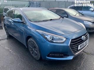Location: BELVEDERE - 2016 HYUNDAI I40 SE NAV CRDI BLUE DRIV ESTATE REG: WR16UKE, 1685cc DIESEL, 6 Speed Manual Diesel, Former Keepers: 5, Keys: No, MOT: Expiry date26.03.2025