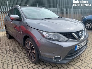 Location: Belvedere - 2014 NISSAN QASHQAI TEKNA DCI CVT 5 DOOR HATCHBACK REG: GC14XAD, 1598cc DIESEL, VARIABLE 1 SPEED AUTO DIESEL, Former Keepers: 3, Keys: Yes, MOT Expiry date: 20.03.2026