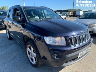 Location: Belvedere - 2012 JEEP COMPASS LIMITED 4X2 ESTATE REG: NX12KNW, 1998cc PETROL, 5 SPEED MANUAL PETROL, Former Keepers: 2, Keys: Yes, MOT Expiry date: 01.10.2025