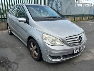 Location: Belvedere - 2006 MERCEDES B150 SE CVT MPV REG: KU56BNJ, Keys: No, MOT Expiry date: 08/02/2024, 1498 Petrol, Variable Speed Auto Petrol, Former Keepers: 6