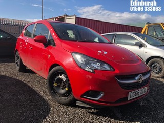 Location: Edinburgh - 2016 VAUXHALL CORSA SRI ECOFLEX 5 Door Hatchback REG: DG66XTK, Keys: No, MOT Expiry date: 12/02/2025, 1398 Petrol, 5 Speed Manual Petrol, Former Keepers: 4