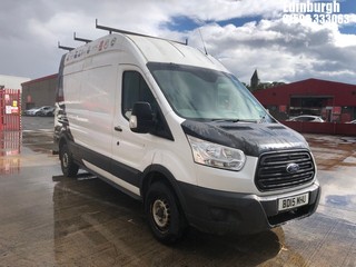 Location: Edinburgh - 2015 FORD TRANSIT 350 Panel Van REG: BD15MHU, Keys: No, MOT Expiry date: 10/04/2025, 2198 Diesel, 6 Speed Manual Diesel, Former Keepers: 4