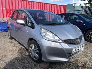 Location: Edinburgh - 2013 HONDA  JAZZ I-VTEC SE 5 Door Hatchback REG: FE63VFW, Keys: No, MOT Expiry date: 16/09/2023, 1198 Petrol, 5 Speed Manual Petrol, Former Keepers: 3